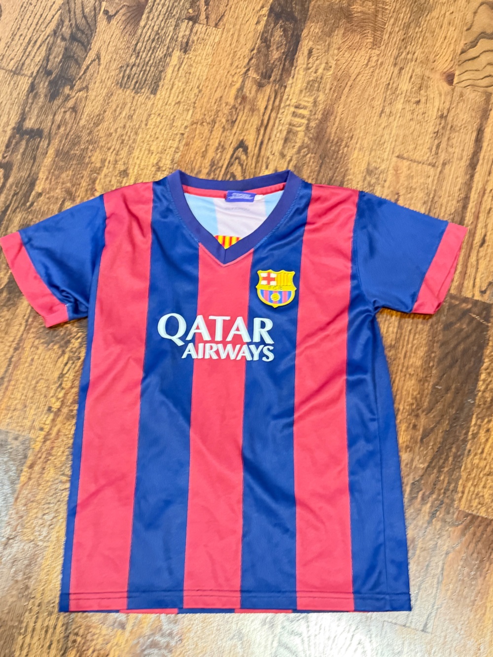 Messi Kids' Blue & Red Soccer Jersey